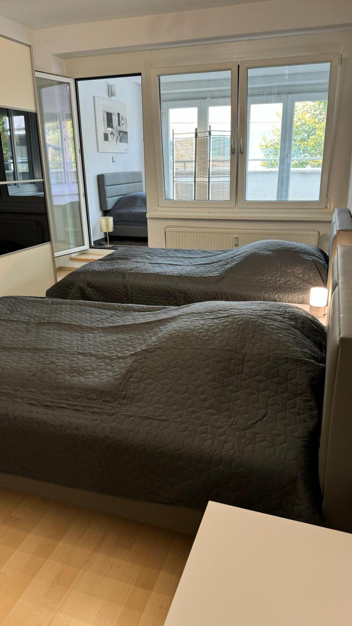 City Apartement Linz Fuer 5 Gaeste Mit Self-Checkin Und Kueche Bagian luar foto