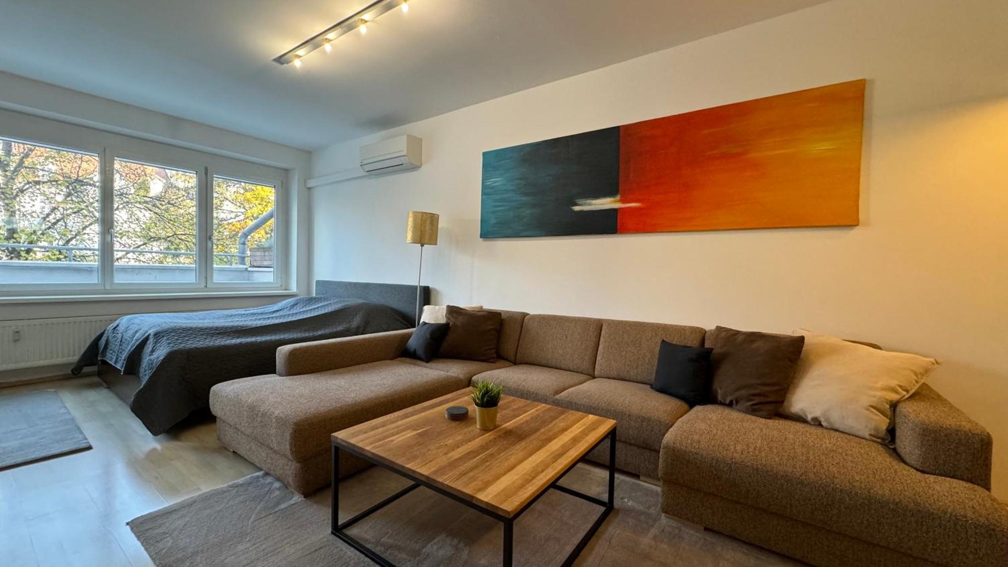 City Apartement Linz Fuer 5 Gaeste Mit Self-Checkin Und Kueche Bagian luar foto